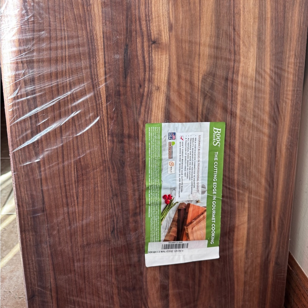 Brown Wood Panel with Rich Grain Pattern